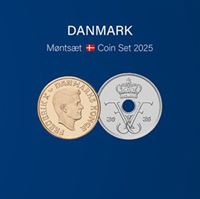 Nordfrim møntsæt år 2025 i papomslag